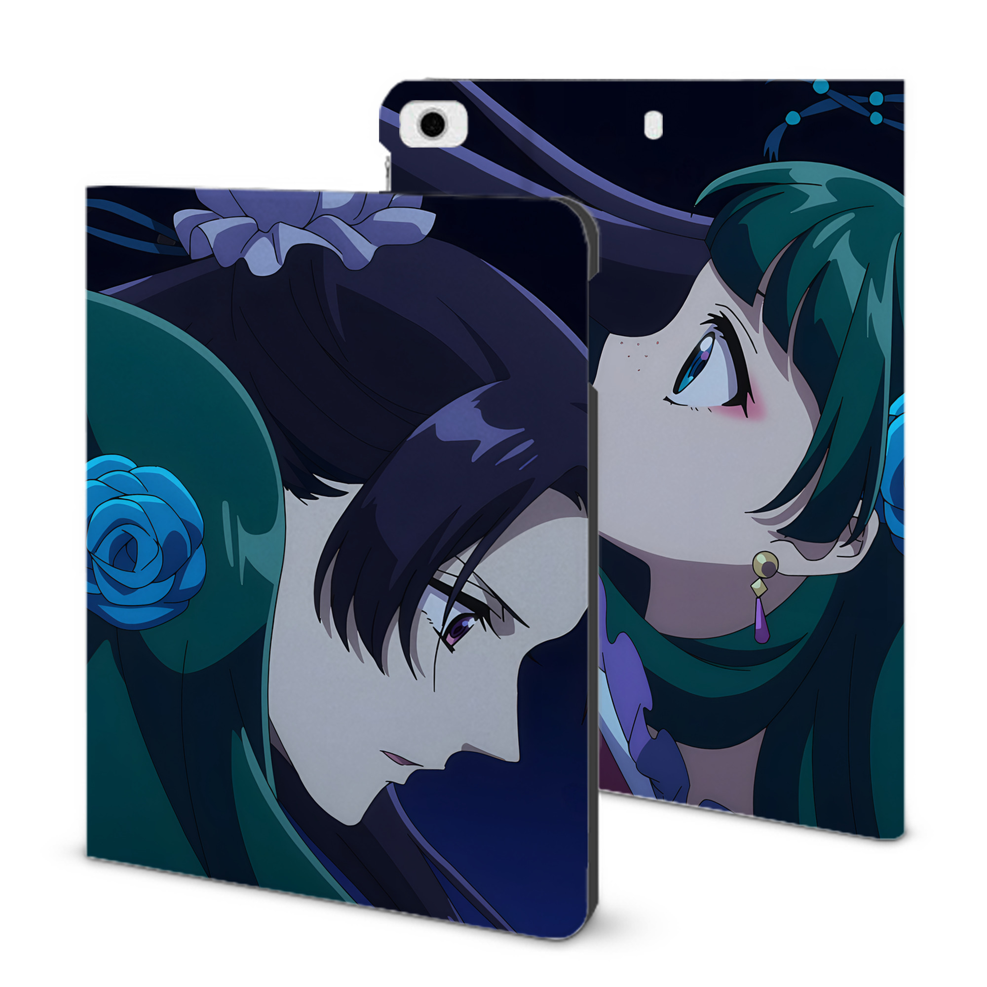 （画像用） 薬屋のひとりごと The Apothecary Diaries IPad ケース ブック型 PUレザー TPU 耐衝撃 軽量 薄型 ペン収納なし 全面保護 IPad 各モデル対応